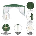 Садовый тент шатер 1044 3х4х2,5м полиэстер, Green Glade