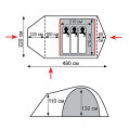 Палатка Tramp Cave 3 v2, серый