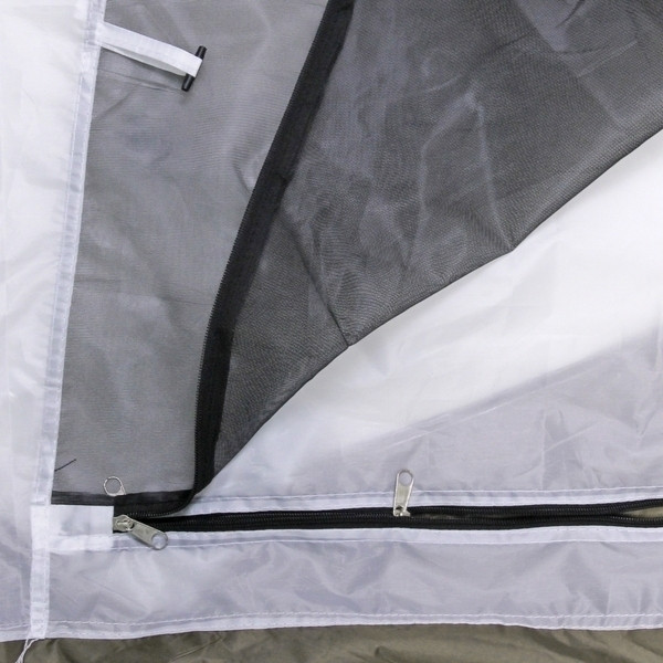 Палатка туристическая Кама-3 двухслойная, (100+215)*215*170 см, зелено-синий