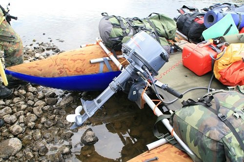 Транец для катамаранов рыбака Дельта 380