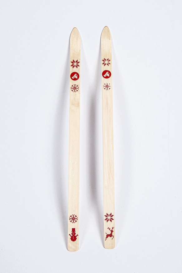 Лыжи Малыш, прогулочные детские 100 см, дерево