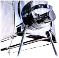 Печь походная Пошехонка средняя с 3D защитным экраном