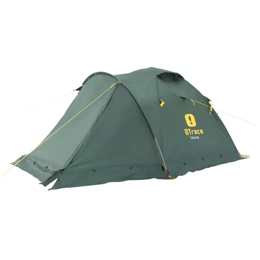 Палатка Talweg 3+, зеленая, Btrace