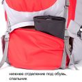 Рюкзак туристический Хальмер 4, с латами, черный-вишня, 80 л, ТАЙФ