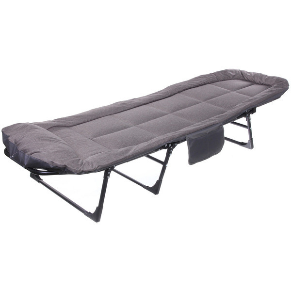 Раскладушка кемпинговая складная 195*64*30 см, серый