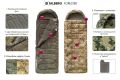 Cпальный мешок Forester -20, принт цифра, Talberg