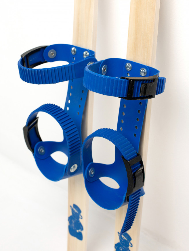 Детский лыжный комплект JUNIOR, 120 см, лыжи+крепления+палки