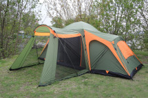Палатка быстросборная 6-местная 4+2 CAMP