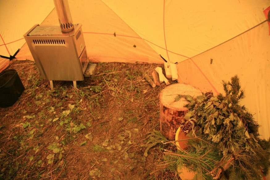 Палатка Век Баня походная Катунь