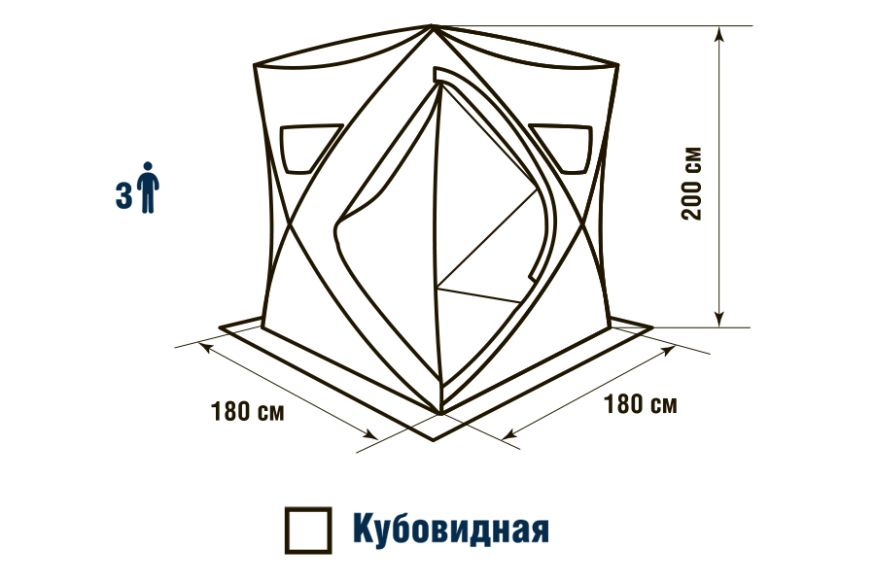 Палатка зимняя Higashi Winter Camo Comfort Pro (однослойная)