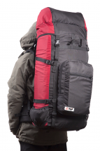 Рюкзак туристический Оптимал 1 черн.вишня, 60 л, ТАЙФ